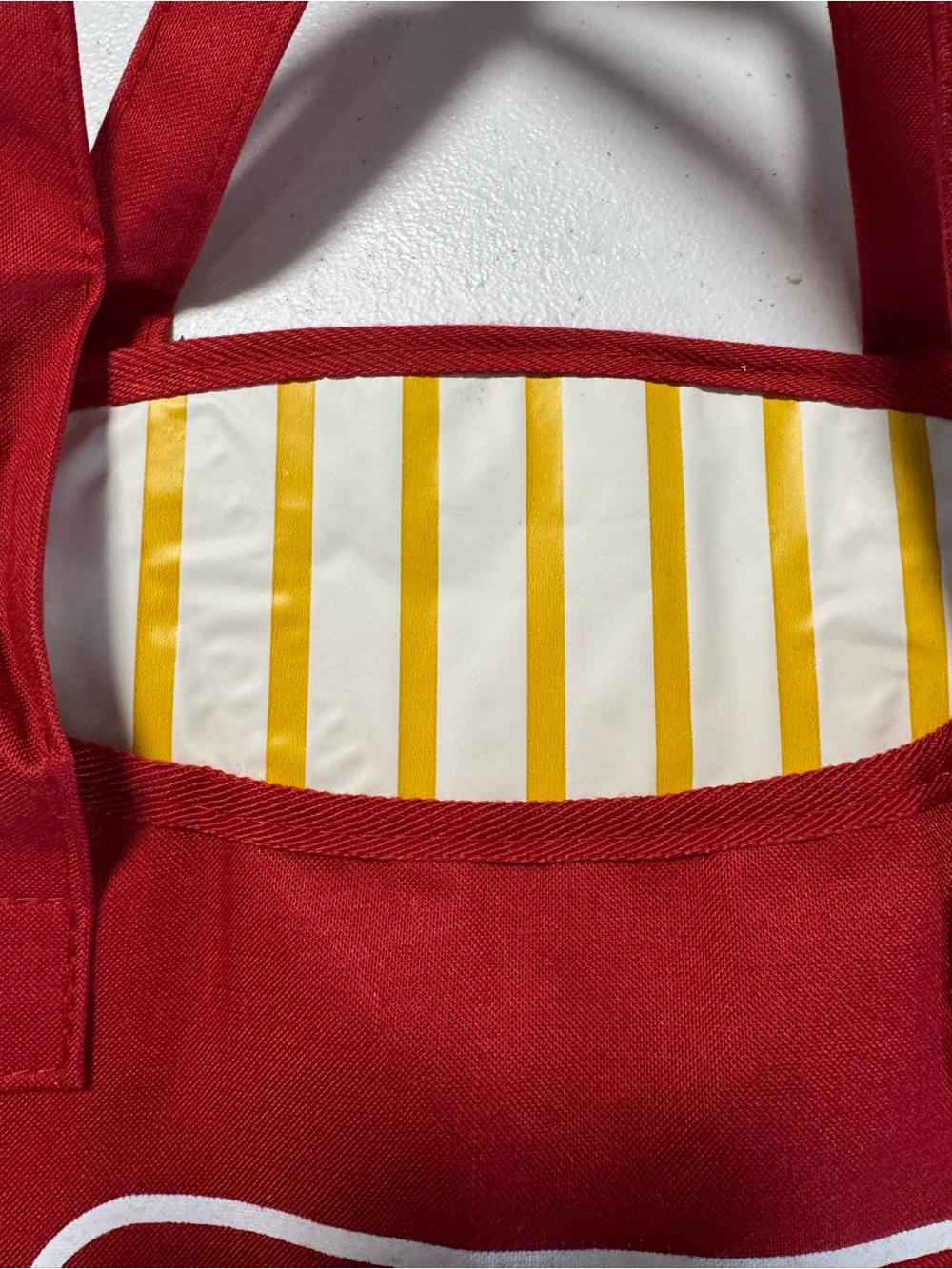 VINTAGE 80s MCDONALDS FRENCH FRY CANVAS TOTE LUNCH BAG MCD'S EXCLUSIVE RARE NEW - Picture 3 of 6